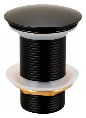 comprar Válvula Lavatorio Click 7\u002F8 Sem Ladrão Black Cor Preto