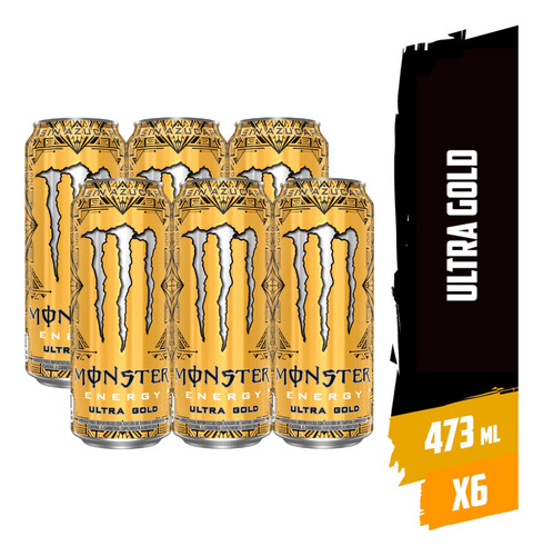 Bebida Monster Energy 473ml Pack X6 - Elije Tu Sabor