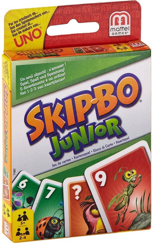 Skip Bo Junior Juego De Cartas De Los Creadores De Uno