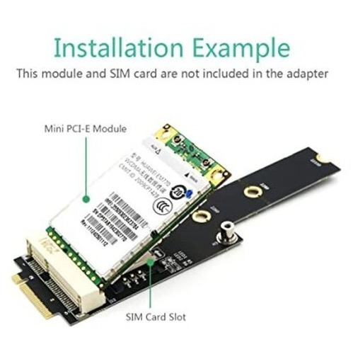 Mini Pci-e A M.2(ngff) Adaptador De Llave M Para Wifi/wwan