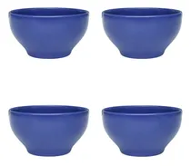 Comprar Kit 4 Tigelas Bowls Cerâmica Biona Oxford 600ml Azul Escuro