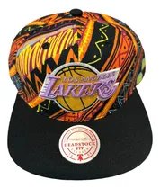 Comprar Gorra Mitchell And Ness Nba Game Day Pattern Hwc Lakers