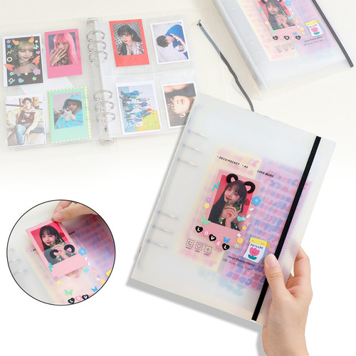 Para Carpeta Binder A5 Transparente Para Photocard Kpop +