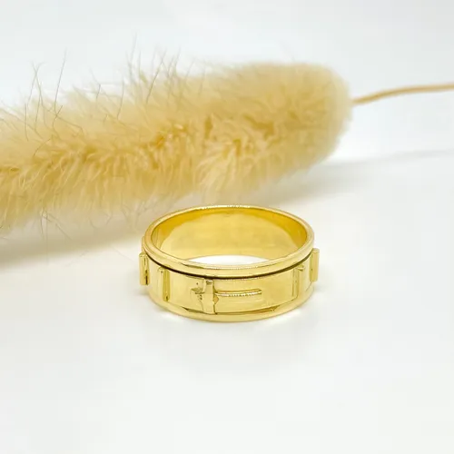 Anillo denario oro 18k sales