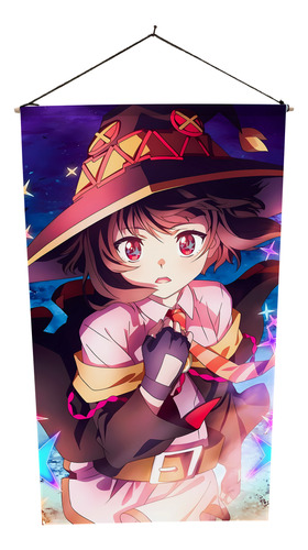 Banner Anime Konosuba, Megumin 70x40 Cm