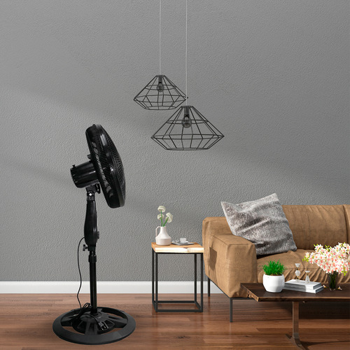 Ventilador Silencioso De Coluna Piso Ajustável Eco Turbo