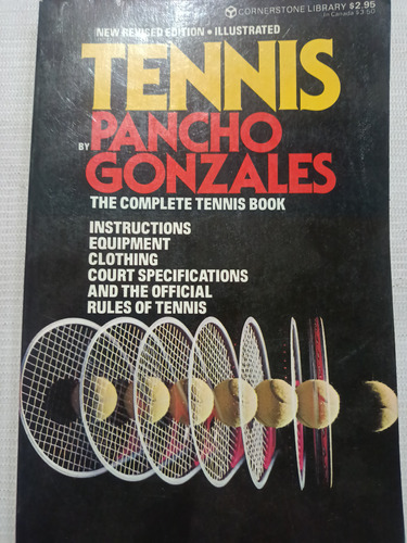 Libro Tenis En Inglés Tennis Pancho Gonzales 