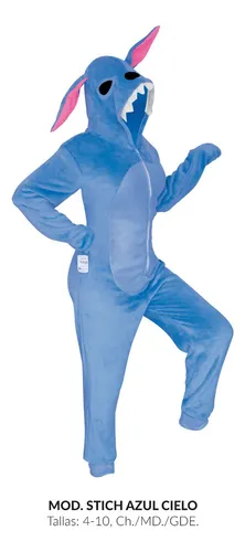 comprar Mameluco Kigurumi Stitch Calientita Juvenil Niña Disfraces