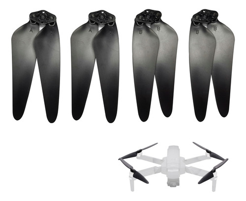Imagen 2 de 7 de 4pcs Hélice Para Sjrc F11 4k Pro Rc Drone