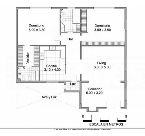 Imagen 13 de 13 de Departamento Alquiler Palermo Chico 3 Ambientes Amoblado