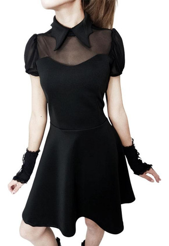 Vestido Vampira Gotico Te643. Goth