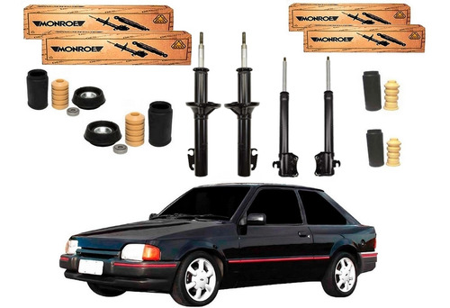 Kit Amortecedor Dianteiro Traseiro Original Escort Hobby 1.0