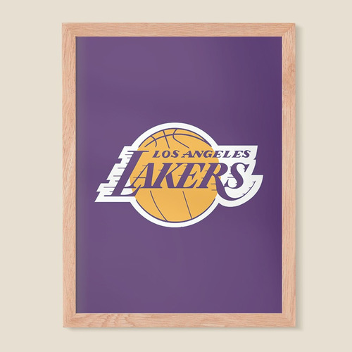 Cuadro Con Marco Los Angeles Lakers 01 - Frametastic! 