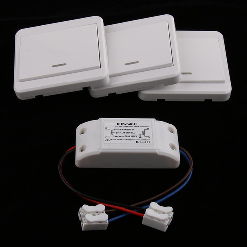 Kit De Telemando Inalámbrico Interruptor De Bombilla Panel