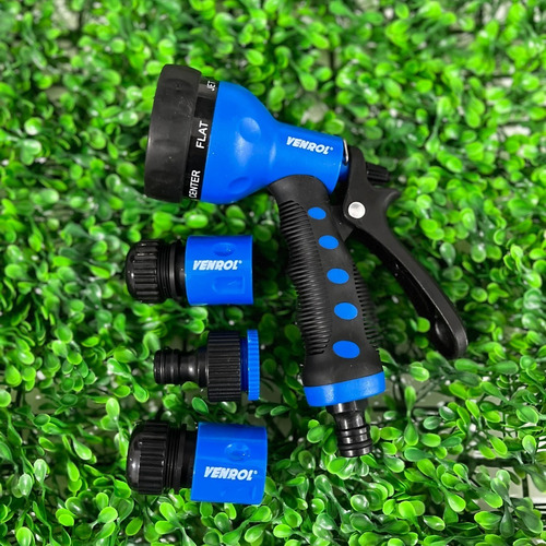 Imagen 5 de 10 de Kit De Hidropistola Multifuncion 7 Posiciones Con Accesorios