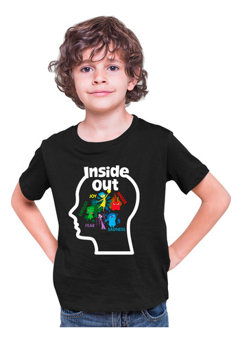 Intensamente Camiseta Negra Niños Y Adultos Garantizada