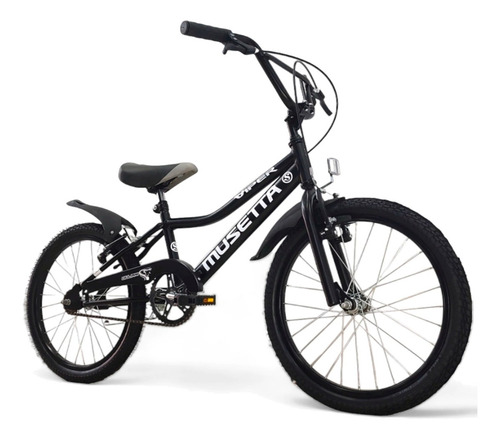 Bicicleta Nene Musetta Viper Rodado 20 Bmx - Color Negro
