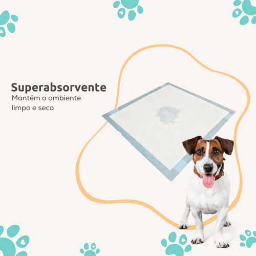 90un Tapete Higiênico Sanitário Pet Coco Xixi Passeio Rua