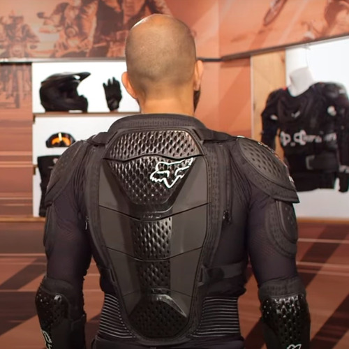 Imagen 6 de 10 de Chamarra Protector / Esqueleto Armadurafox Titan Sport Moto