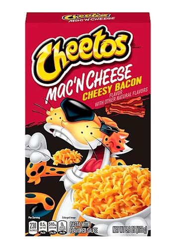 Cheetos Mac N Cheese Cheesy Bacon 168 Gr Macarrones Chetos