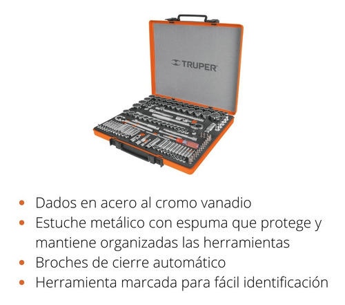 Imagen 4 de 6 de Juego 135 Tubos Accesorios Taller Mecanico Maletin Metalico