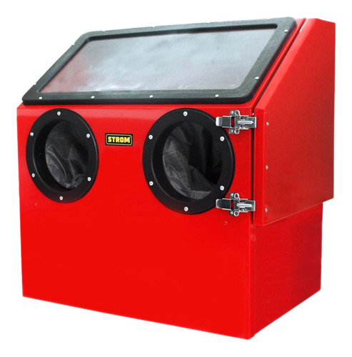 Imagem 2 de 6 de Cabine Para Jateamento De Bancada Bi-volt 100l + Brinde Filt