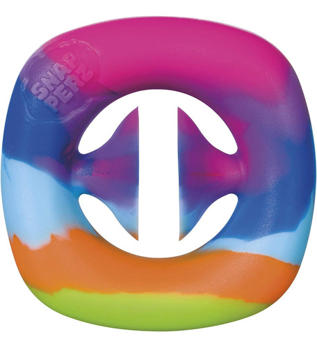 Fidget Toysmith Snapperz Rainbow Squeeze Grab Snap