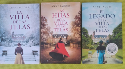 Trilogía Libros  La Villa De Las Telas/ Anne Jacobs