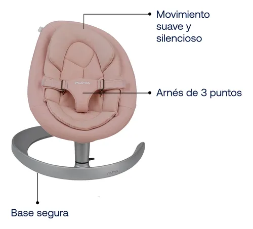 Baby Bouncer Nuna Leaf Grow Blush
