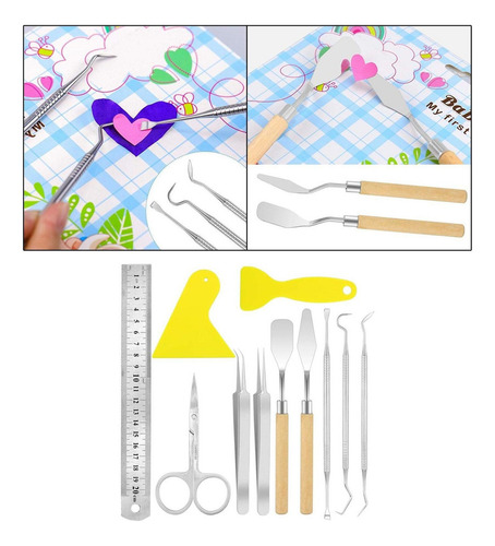 Kit De Herramientas De Deshierbe De Vinilo De 11 Piezas Para