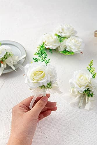 Planta Artificial Hogado Hiedra Blanco En Pack X 6 Unidades