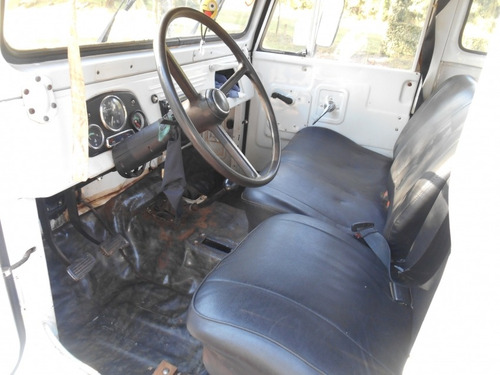 Imagem 12 de 15 de Toyota Bandeirante Pick Up Motor Om 314 C/ Munck