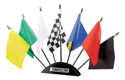 Nascar Bsi 7 Piezas Raza Bandera Conjunto De Nascar, Del Col