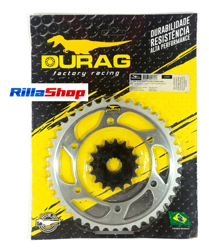 Coroa E Pinhão 525 43/16 Yamaha Tdm 850 99/01 Durag Racing