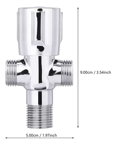 Llave Válvula Angular Doble En Acero Inoxidable De Baño