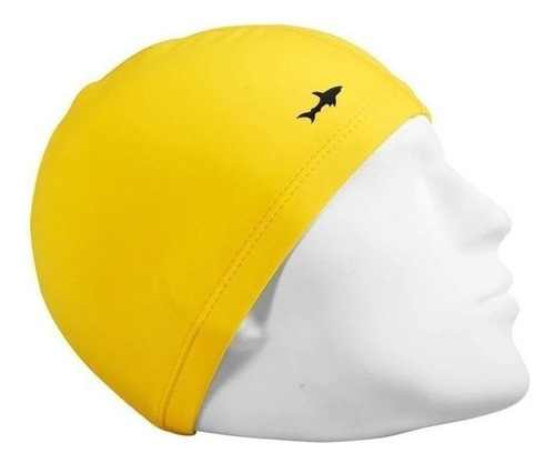 Gorra Natación Licra Color Amarillo Escualo Amarillo Liso Unitalla