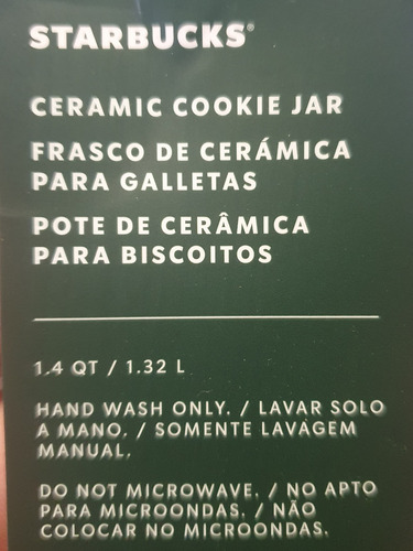 Galletero Starbucks Edición Limitada Nuevo (Usado)