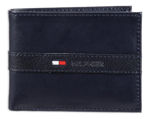 Billetera De Cuero Tommy Hilfiger Para Hombre - Slim Bifold 