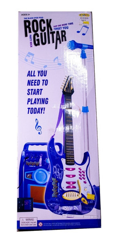 Juguete Guitarra Eléctrica Con Amplificador Micrófono Niña 