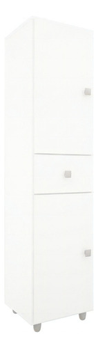 Mueble Organizador Multifuncion Despensero C Patas 1 Cajon Color Blanco