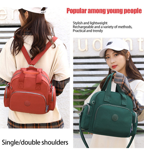 Mochila Bandolera Multifuncional, Flexible Y Resistente