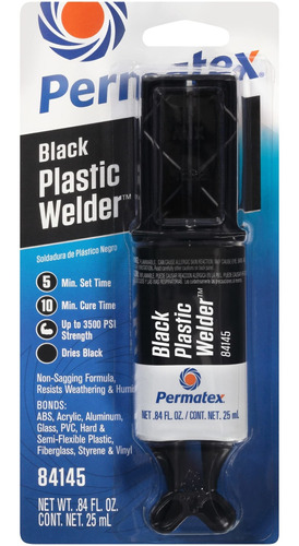 Permatex  Permapoxy - Soldadura De Plástico Negro - 0.84 O.