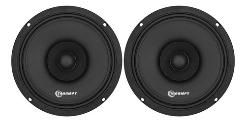 Par Woofer Alto Falantes Taramps Fh 50d 6 Pol 50w Rms 4 Ohms Cor Preto