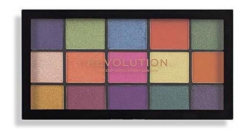 Paleta De Sombras De Ojos Makeup Revolution, Pasión Recargad