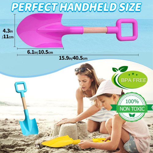 Palas De Arena Jumbo De 40 Cm Para Niños Kits Jardinería Ros