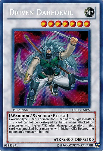 Driven Daredevil (orcs-en097) Yu-gi-oh!