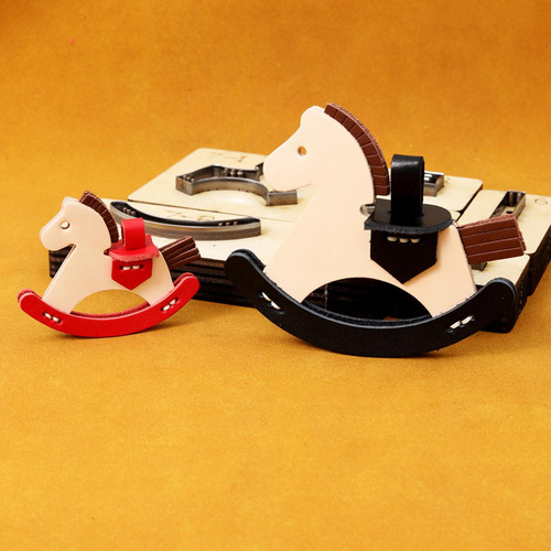 Molde Cortado En Forma De Caballo, Artesanía De 7cmx6.5cm