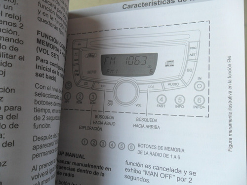 Antigua Catalogo Manual Radio Ford 2005 Visteon Folleto