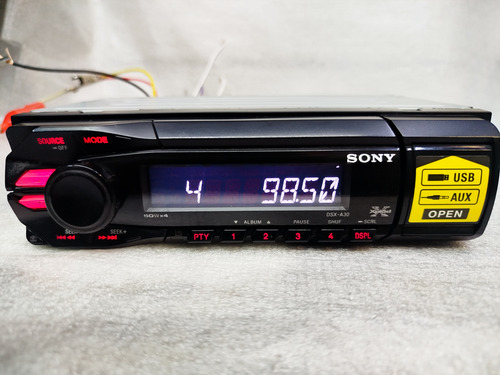 Autoestereo Sony Dsx-a30 Usb Bt Audio Adaptado (Usado)