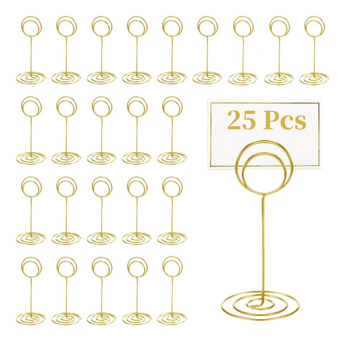 25 Portanúmeros De Mesa, Portatarjetas For Asientos,